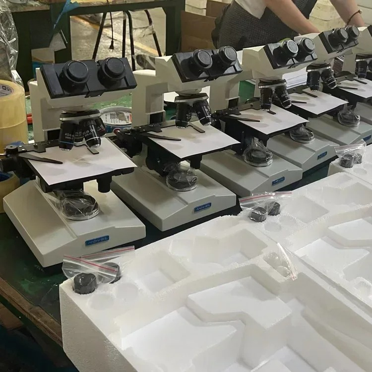 Medical Lab Observer - XSZ-107BN 40X-1600X 배율 생물학적 쌍안 현미경