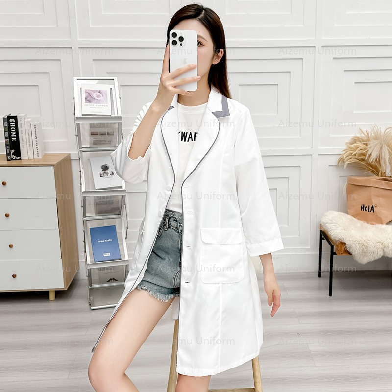 미용사 가운 여성 살롱 실험실 코트 간호사 유니폼 의료 - Medical Lab Hospital 리뷰 및 가격