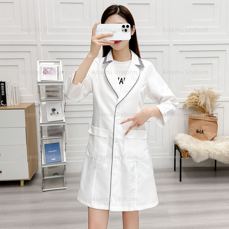 미용사 가운 여성 살롱 실험실 코트 간호사 유니폼 의료 - Medical Lab Hospital 리뷰 및 가격