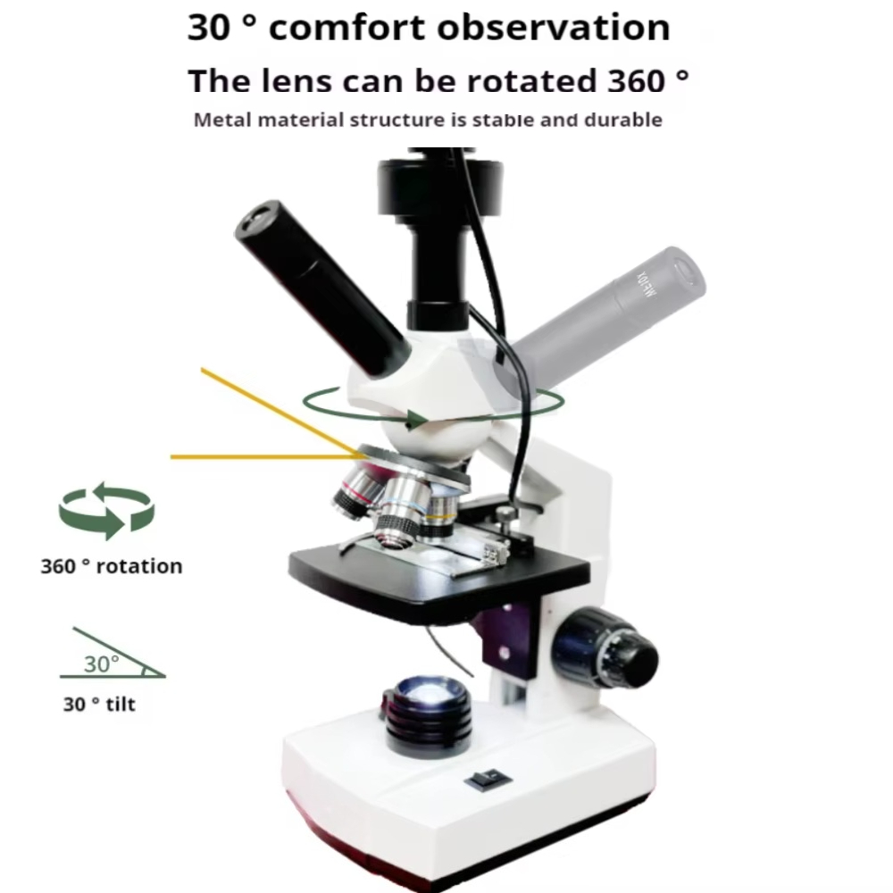 최고 판매 HD 스크린 디지털 현미경 생물학적 현미경  - Medical Lab Microscope 리뷰 및 가격