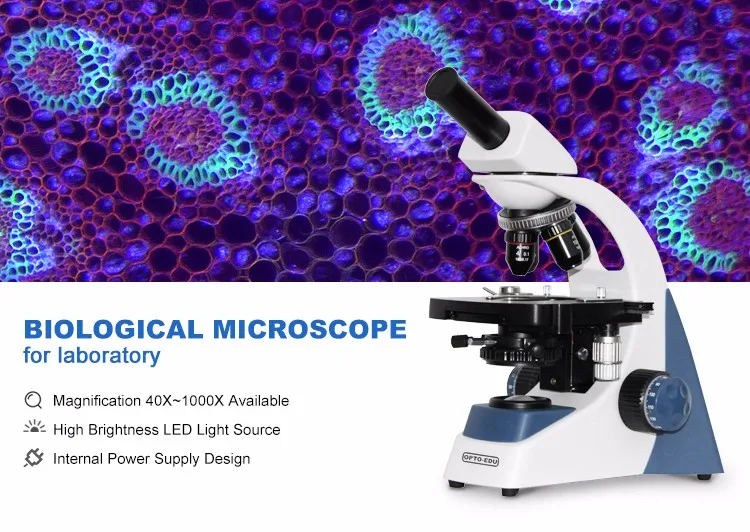 OPTO-EDU A12.1303-B 40x~1000x  - Medical Lab Microscope 리뷰 및 가격