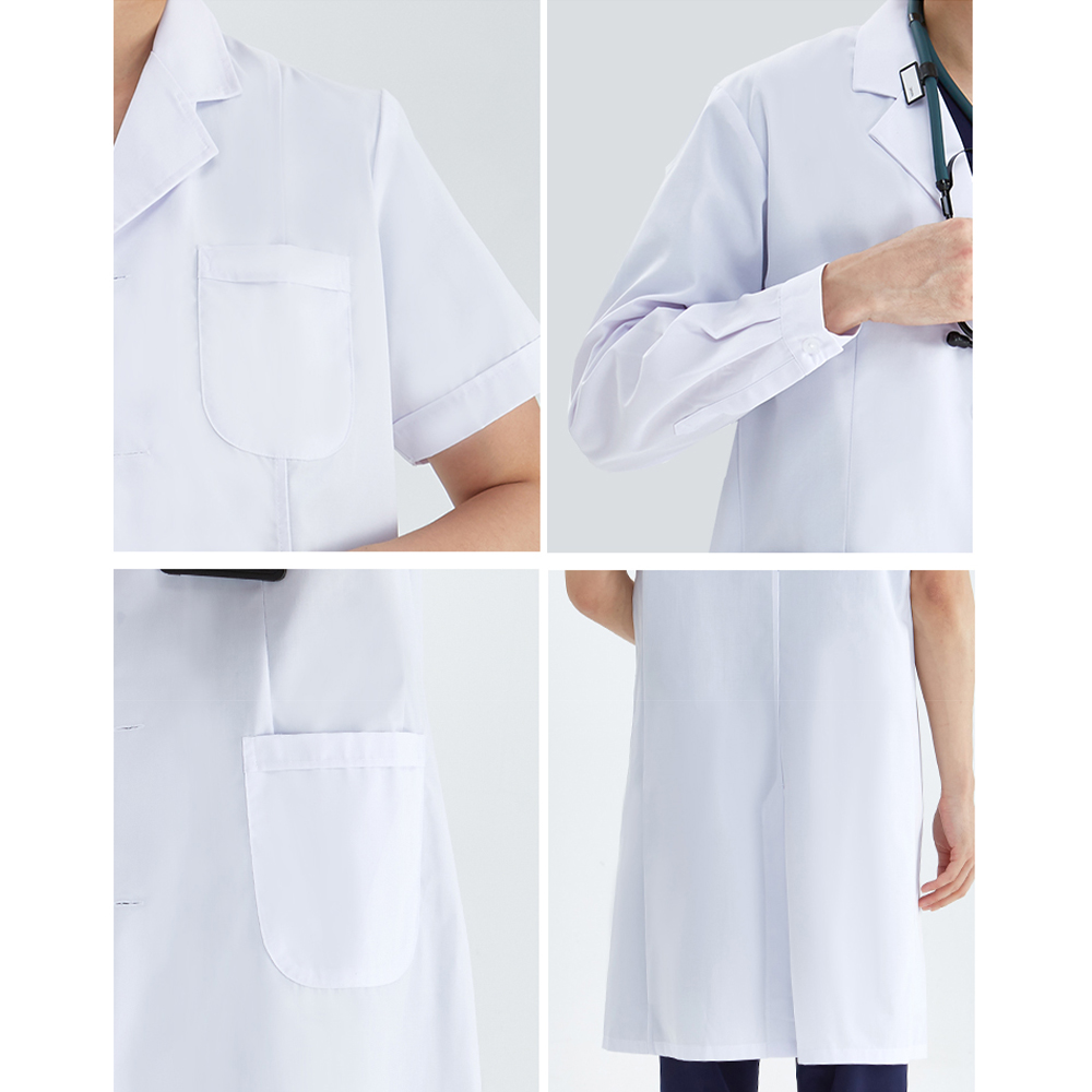 남녀공용 화이트 코트, 병원 의사 슬림 간호사 유니폼, - Medical Lab Hospital 리뷰 및 가격