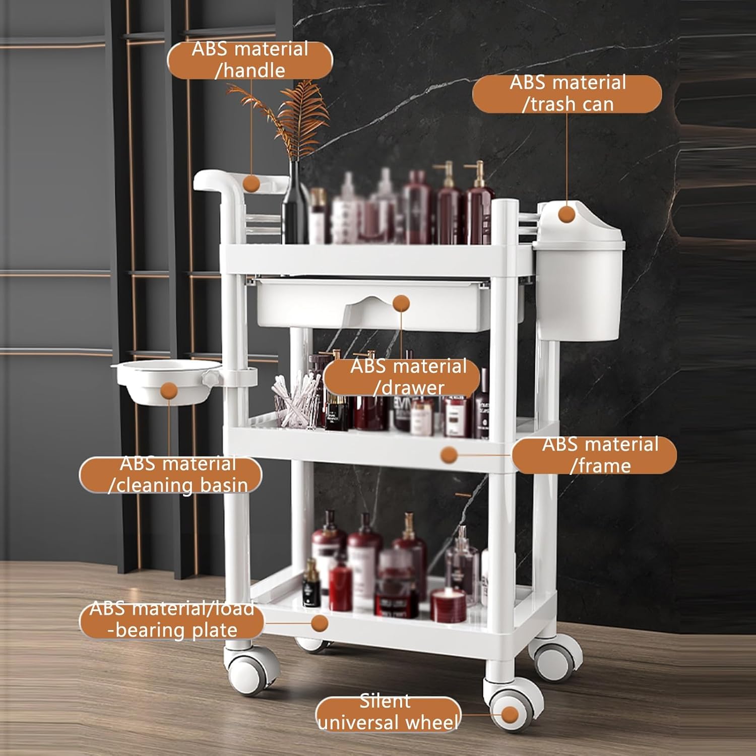 3단 의료용 유틸리티 카트(서랍 및 선반 포함) 360 - Medical Lab Hospital 리뷰 및 가격